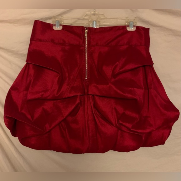 ✨⚡️💥  NWT Rampage Women's Skirt - Red Reg $125 Final sale - Picture 3 of 12